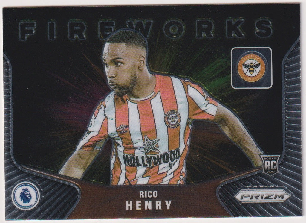 Panini Fireworks 2021-22 Rico Henry Rookie Brentford Parallel Rare – Bild 1