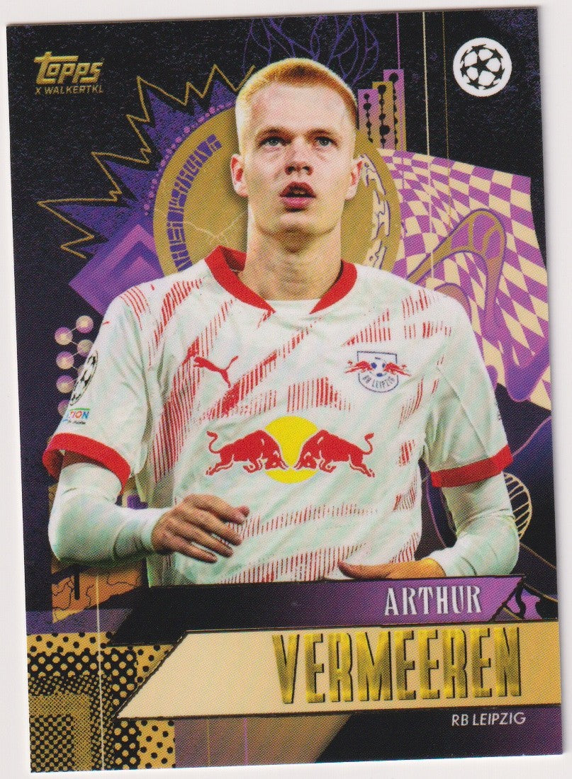 Topps Current Stars 2023-24 Arthur Vermeeren RB Leipzig Parallel Rare – Bild 1