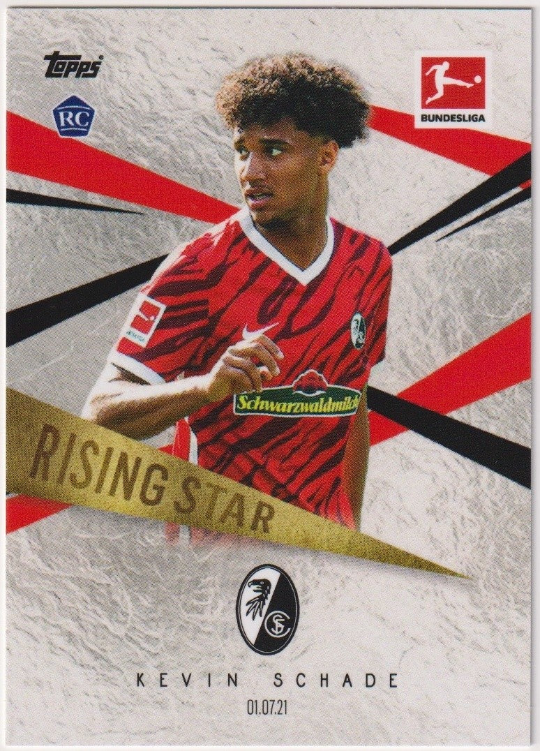 Topps Bundesliga 2020-21 Kevin Schade Rookie SC Freiburg Parallel Rare – Bild 1