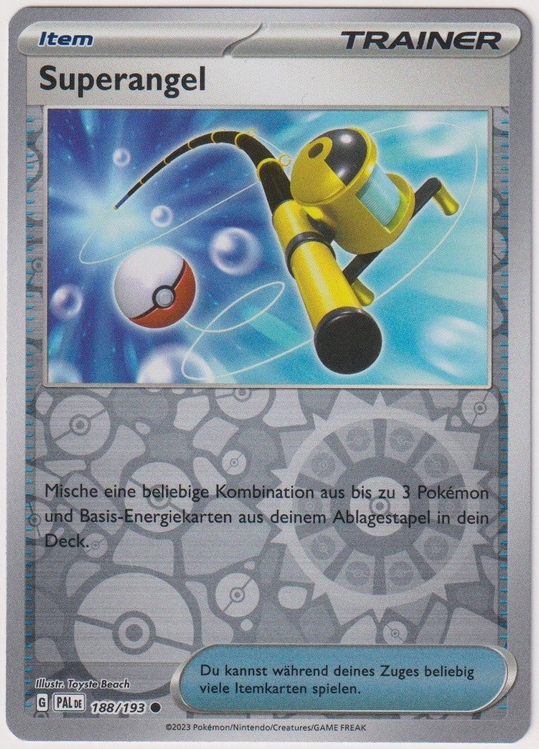 Pokemon TCG Superangel #188/193 Common (C) Reverse Holo Deutsch 2023 – Bild 1