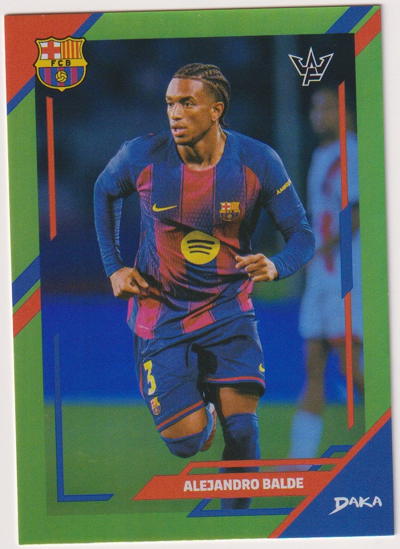 Daka 14-B 2025-26 ALEJANDRO BALDE FC BARCELONA Parallel 2/179 Refractor – Bild 1