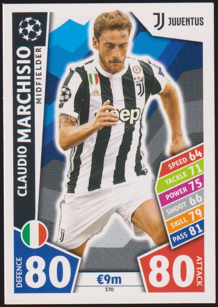 Topps Match Attax Claudio Marchisio Juventus UEFA Champions League Parallel Rare – Bild 1