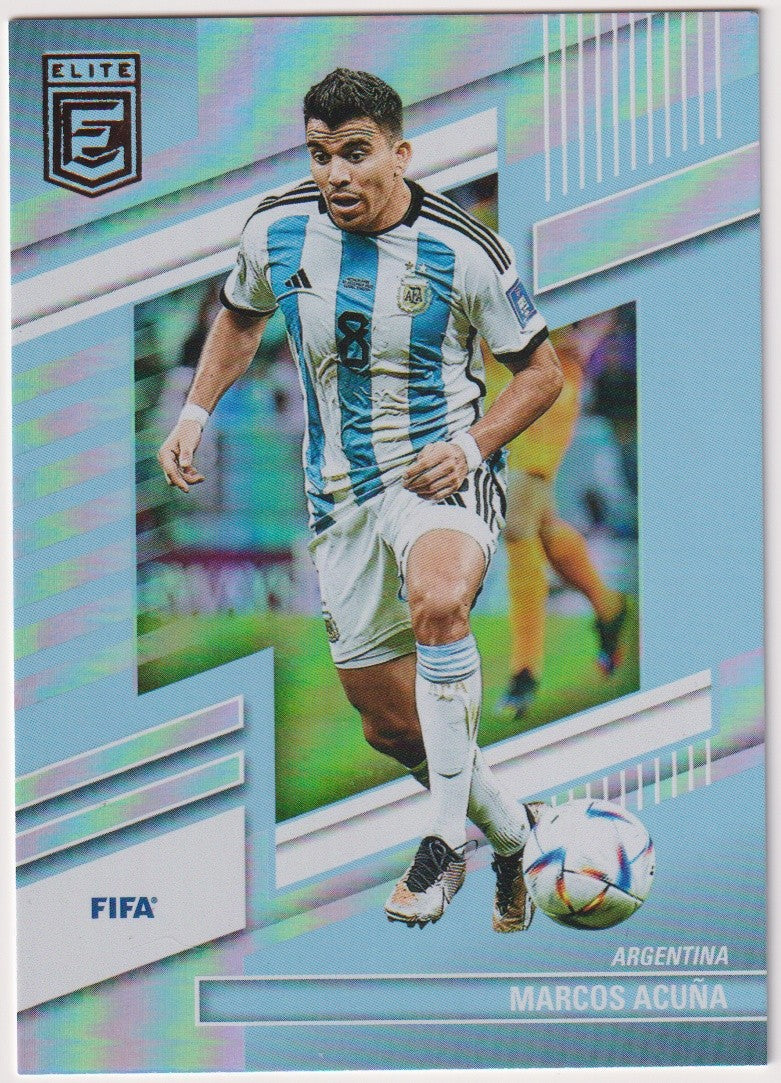 Panini DonRuss Elite FIFA Soccer 2022-23 Marcos Acuña Argentina Parallel Rare – Bild 1