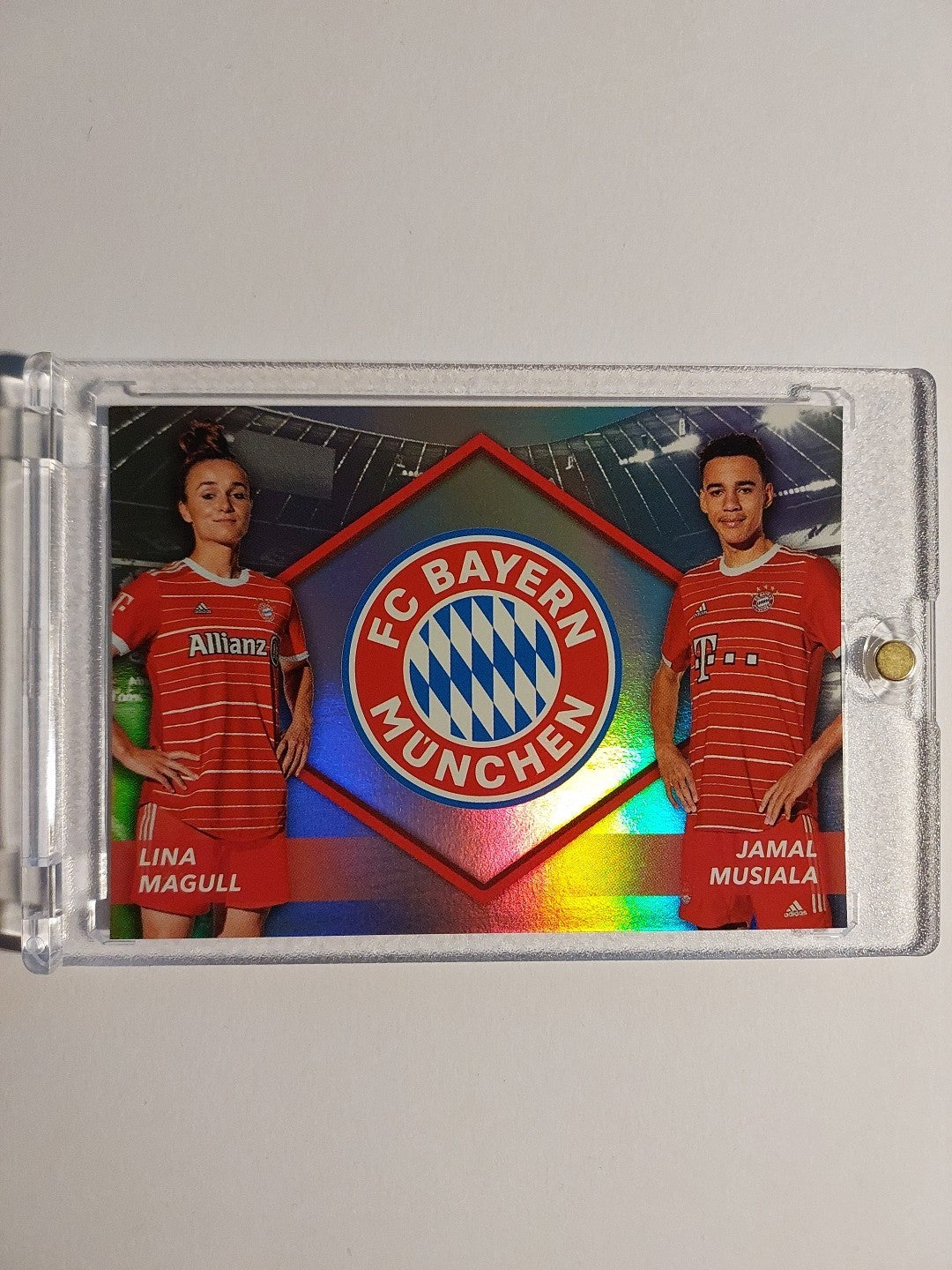 Topps Bayern München 2022-23 Musiala & Magull Dual Parallel Refractor Ultra Rare – Bild 1
