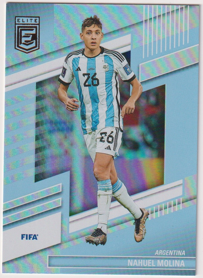 DONRUSS ELITE FIFA SOCCER 2022-23 Nahuel Molina Argentina PANINI Parallel Rare – Bild 1