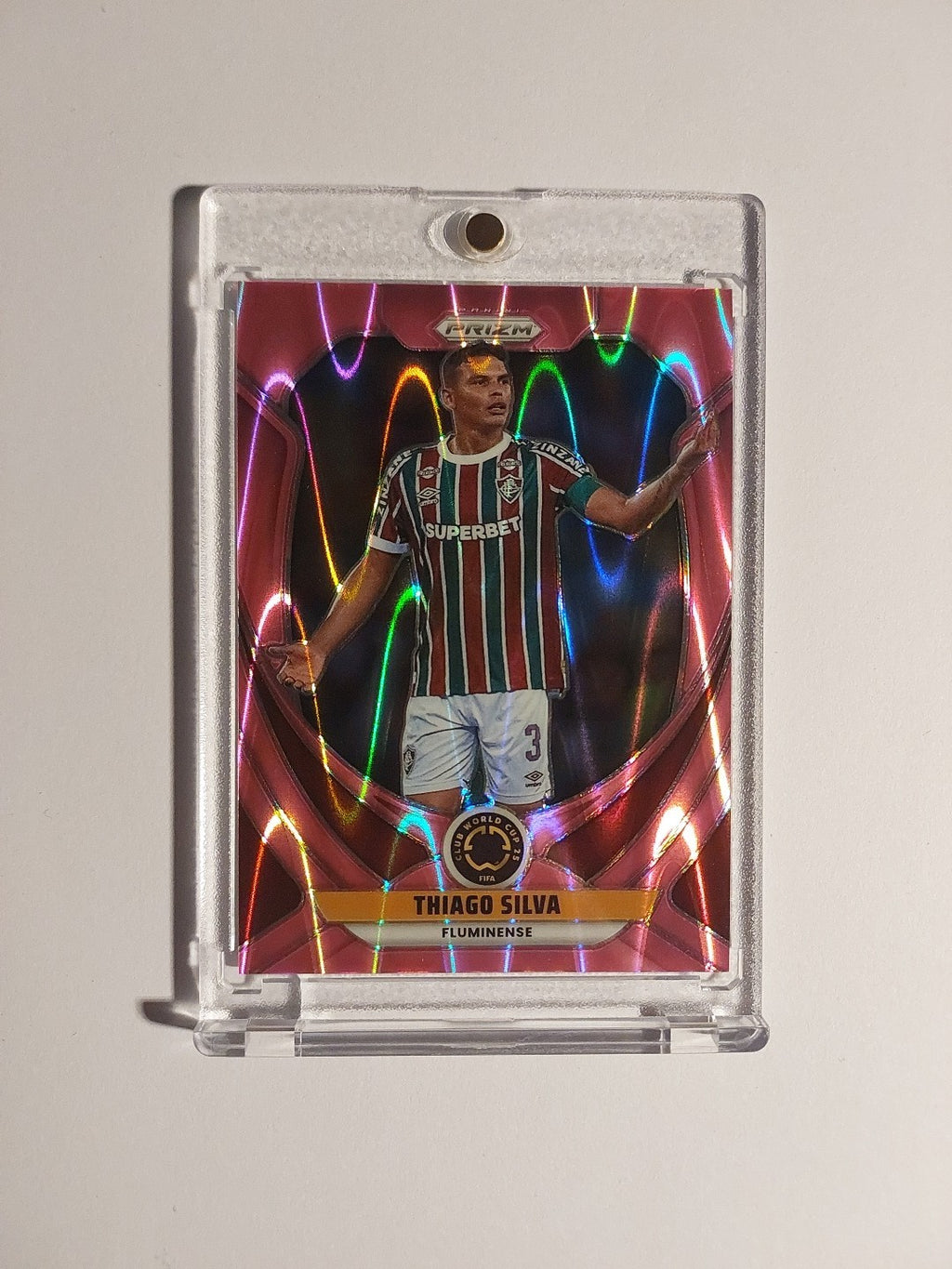 Panini Prizm Club WC 2025 Thiago Silva Fluminese Chelsea Parallel 190/299 Rare – Bild 1