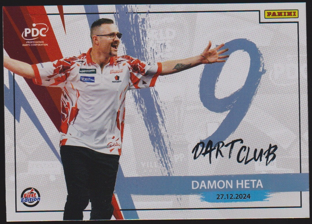 Panini PDC Championship 2026 Damon Heta 1.St Edition Refractor Parallel – Bild 1