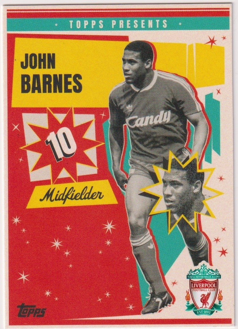 Topps You'll Never Walk Alone 2023-24 John Barnes Liverpool FC Parallel Rare – Bild 1
