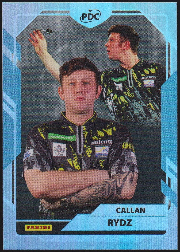 Panini PDC World Championship 2026 Callan Rydz "The Riot" Refractor Parallel – Bild 1