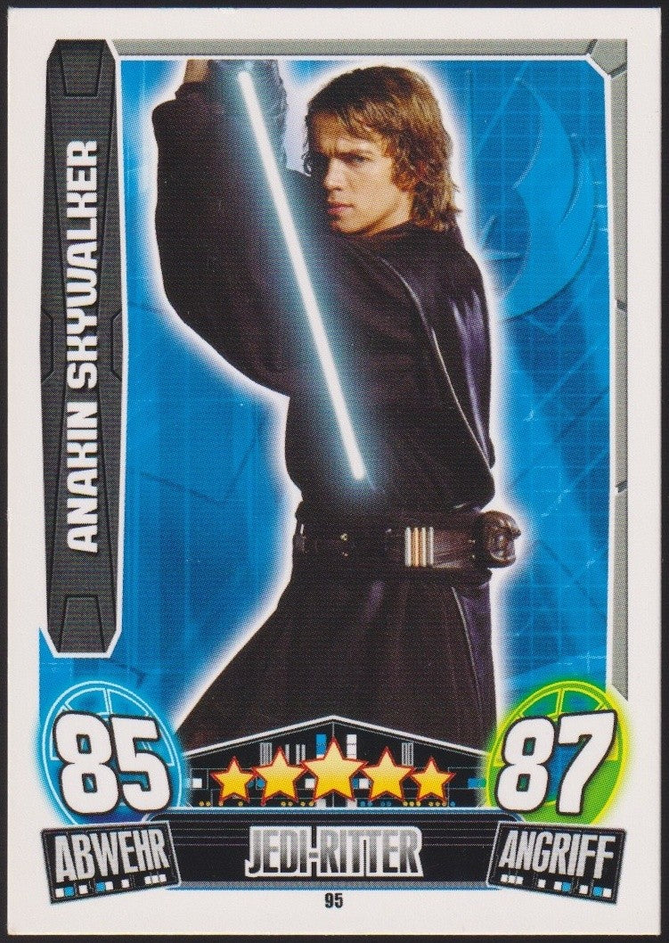 Topps Star Wars 2013 Anakin Skywalker Jedi (Film Version) TCG Ultra Rare #95 – Bild 1
