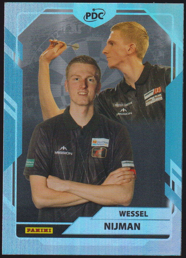 Panini PDC World Championship 2026 Wessel Nijman Refractor Parallel – Bild 1