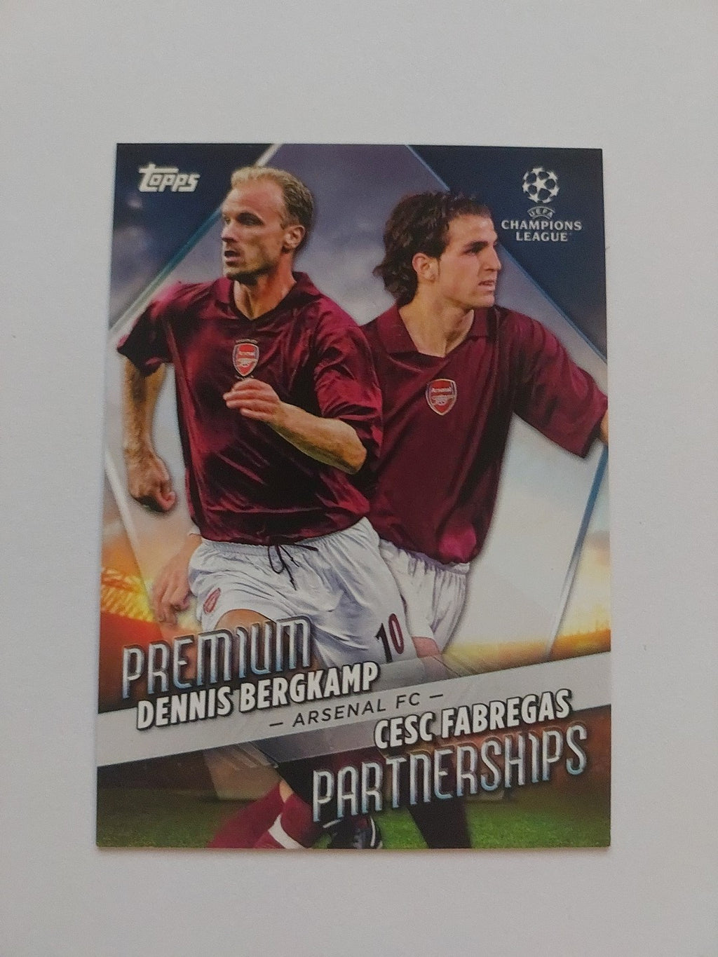 Topps UEFA Champions League 2022-23 Bergkamp & Fabregas Arsenal Parallel Legends – Bild 1