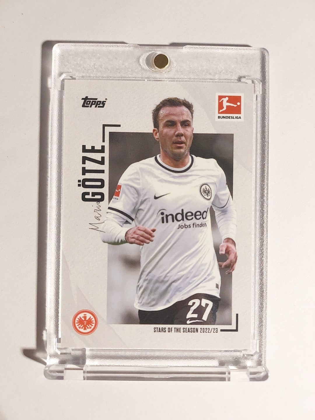 Topps Bundesliga 2022-23 Mario Götze Frankfurt Parallel Insert Ultra Rare Hit – Bild 1