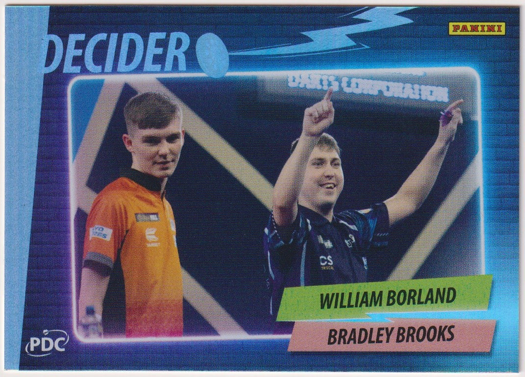 Panini PDC EC 2026 William Borland & Bradley Brooks Refractor Parallel – Bild 1