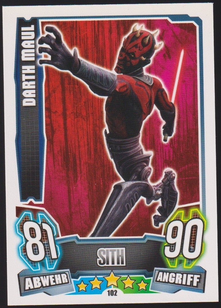 Topps Star Wars 2013 Darth Maul Separatisten Unterwelt Sith TCG Rare #102 – Bild 1
