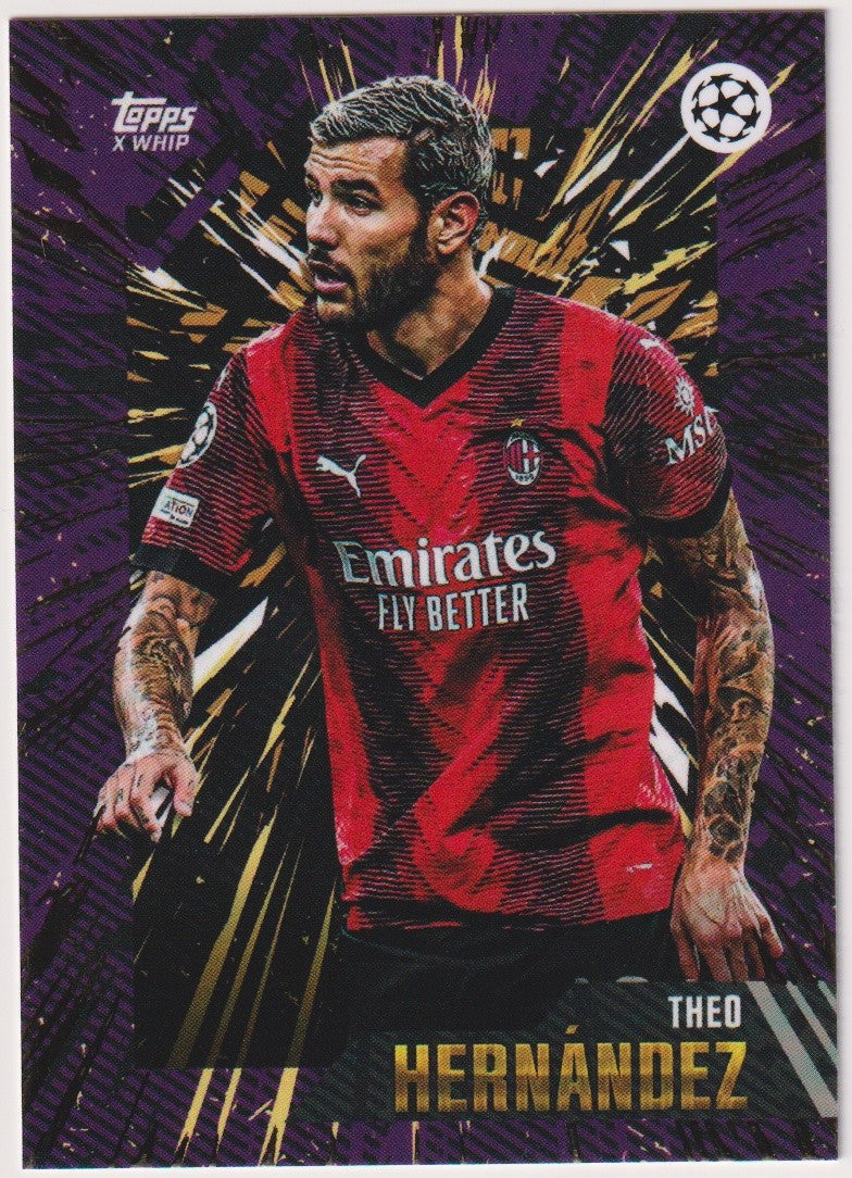 Topps Champions League Theo Hernández AC Milan Parallel Rare – Bild 1