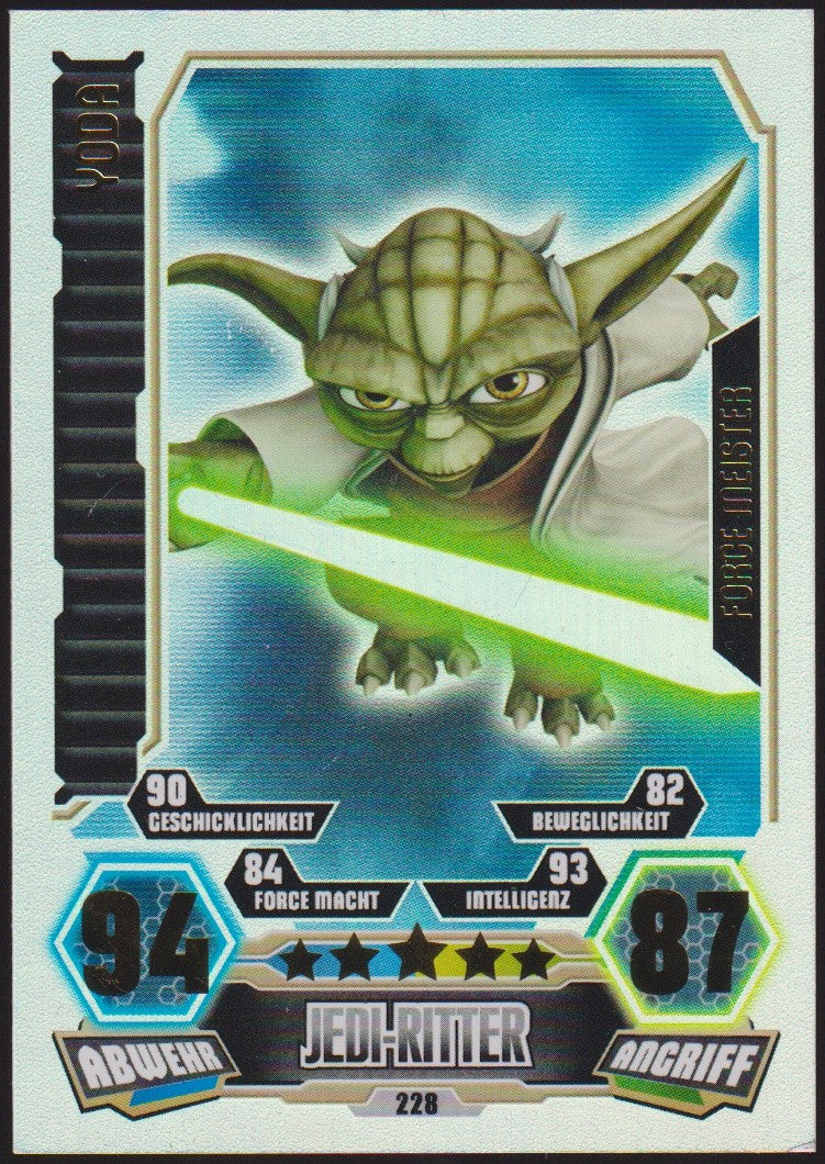 Topps Star Wars 2012 Yoda Republik Jedi-Ritter TCG Rare #228 – Bild 1