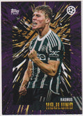 Topps X Whip 2023-24 Rasmus Hojlund Manchester United Champions League Parallel – Bild 1