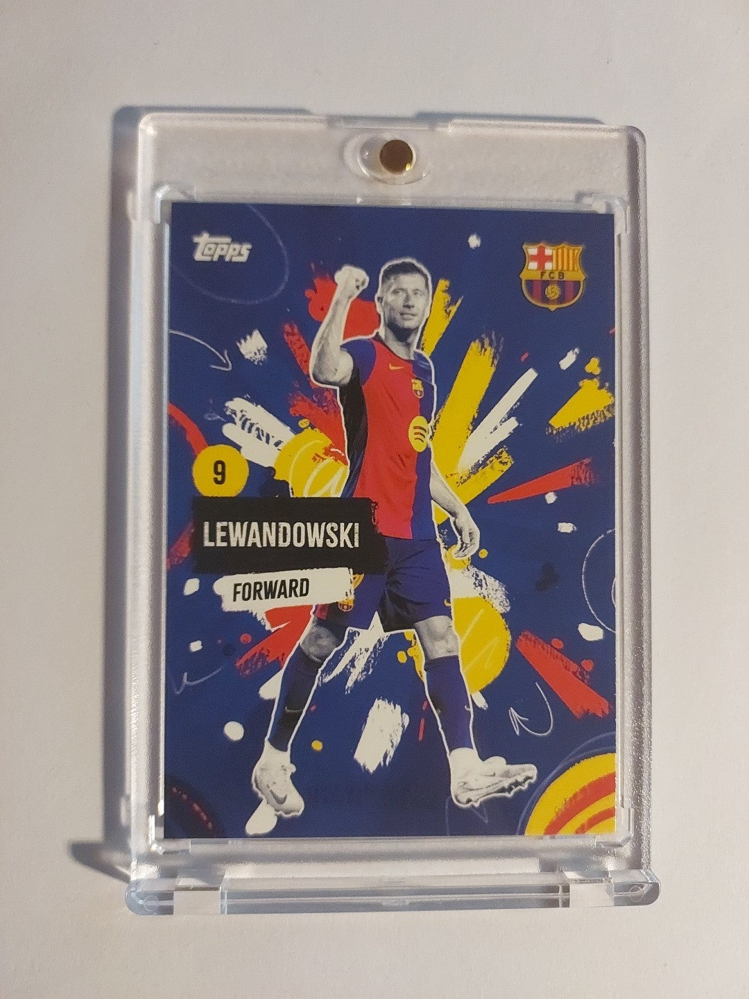 Topps Barcelona Team Set 2024-25 Robert Lewandowski Limited Edition Parallel – Bild 1
