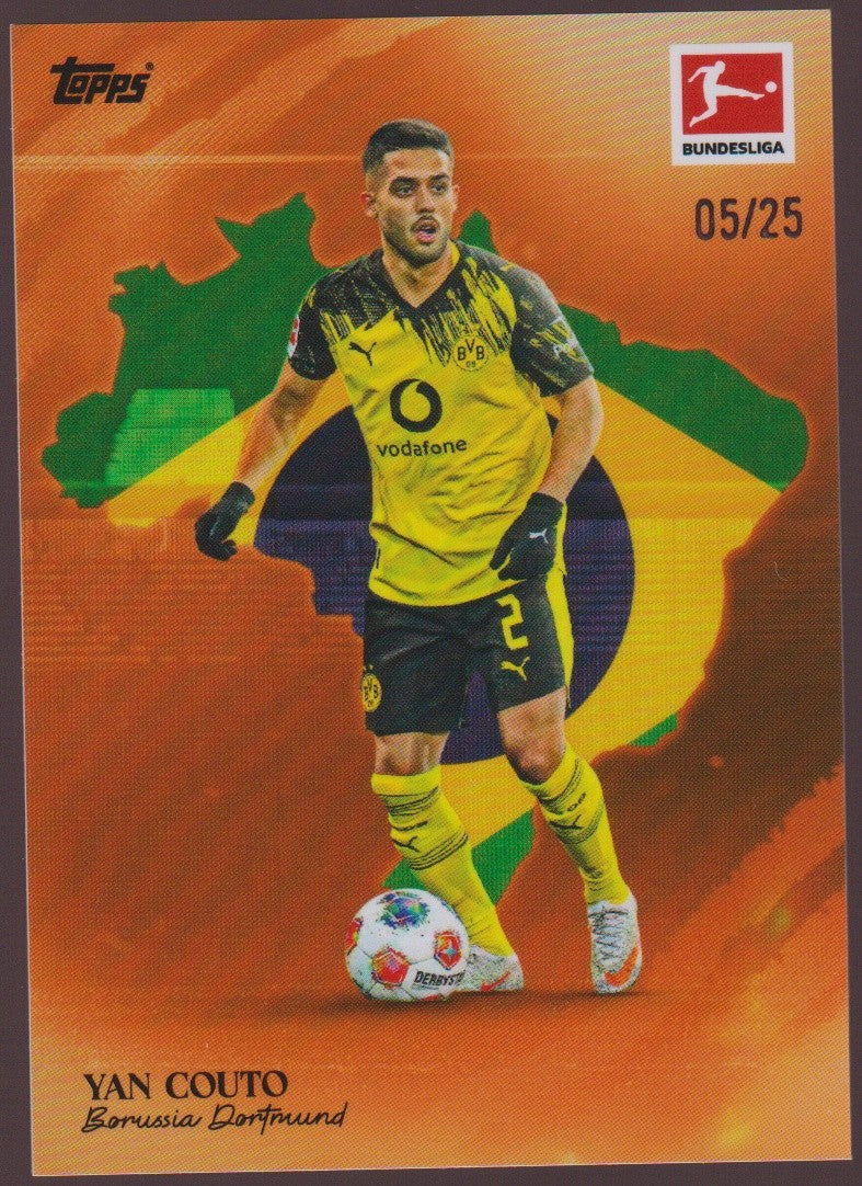 Topps 2026-26 Yan Couto Borussia Dortmund Brasilien Parallel 5/25 Rare – Bild 1