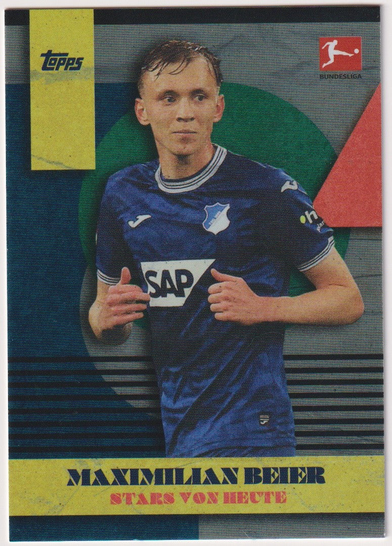 Topps Stars von heute 2023-24 Maximilian Beier TSG 1899 Hoffenheim Parallel Rare – Bild 1