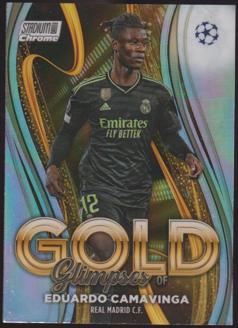 Topps Stadium Club Chrome 2022-23 Eduardo Camavinga Real Madrid C.F. Parallel – Bild 1