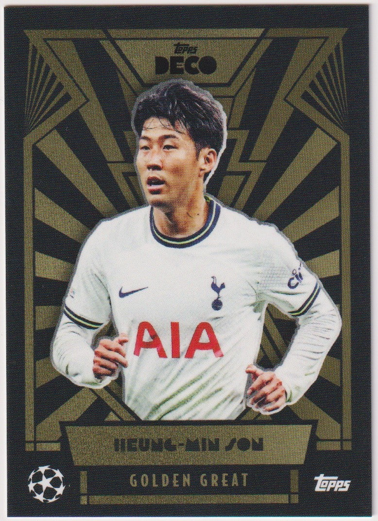 Topps DECO Heung-Min Son Tottenham Hotspur Golden Great Parallel Rare – Bild 1