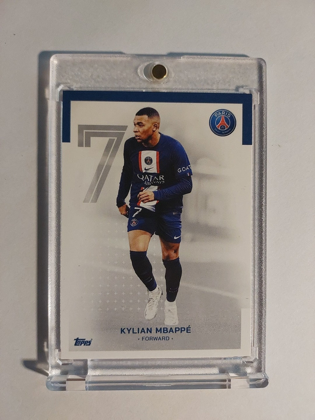 Topps Paris Saint-Germain 2022-23 Kylian Mbappé Parallel Insert Ultra Rare Hit – Bild 1