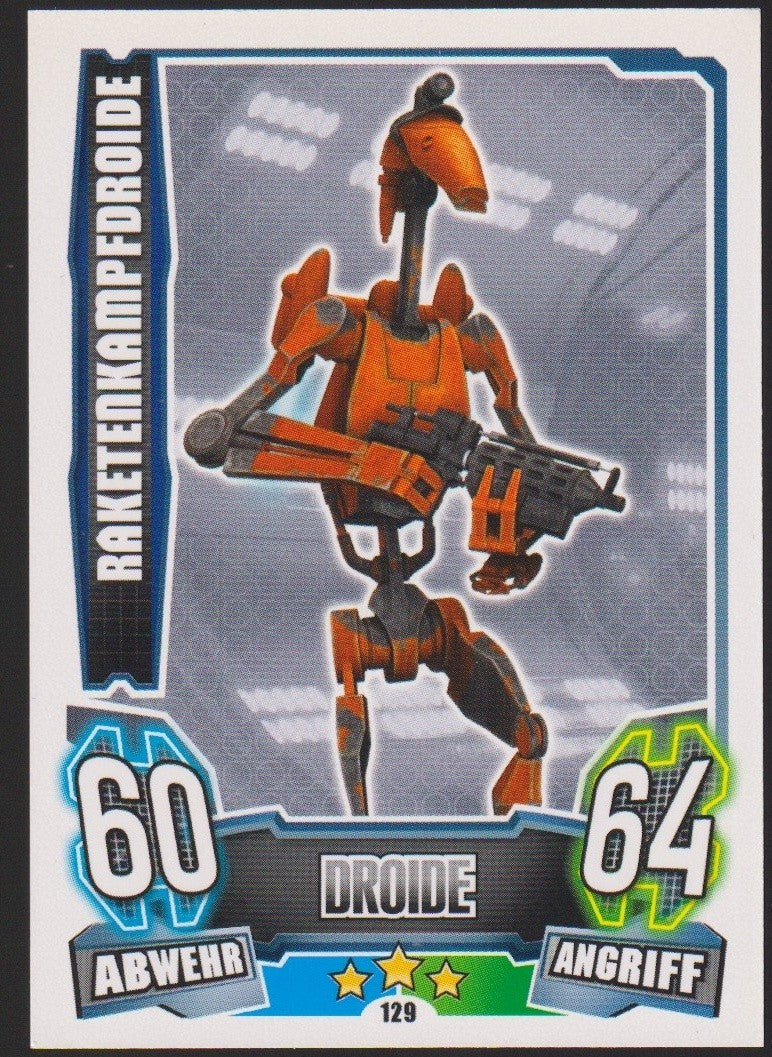 Topps Star Wars 2013 Raketenkampfdroide Separatisten Droide TCG Rare #129 – Bild 1