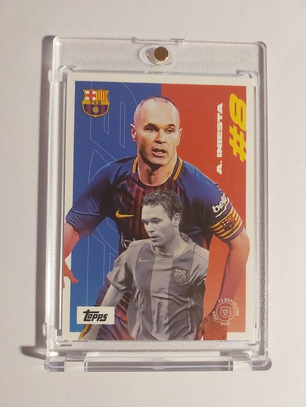 Topps Barcelona Team Set 2024-25 Andres Iniesta Limited Edition Parallel – Bild 1