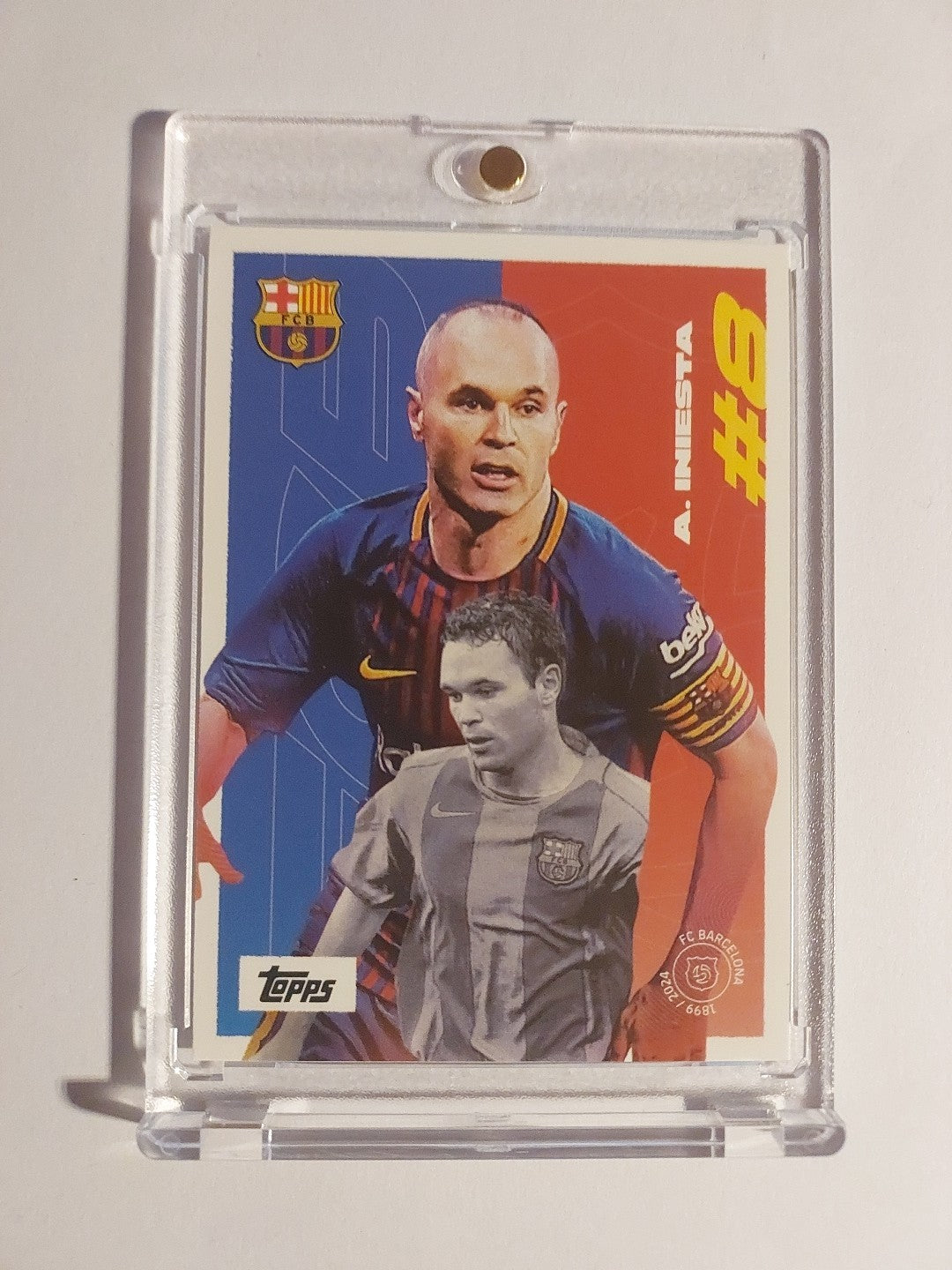Topps Barcelona Team Set 2024-25 Andres Iniesta Limited Edition Parallel – Bild 1