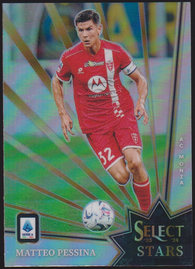 Panini Select Stars 2023-24 Matteo Pessina AC Monza - Serie A Soccer Parallel – Bild 1