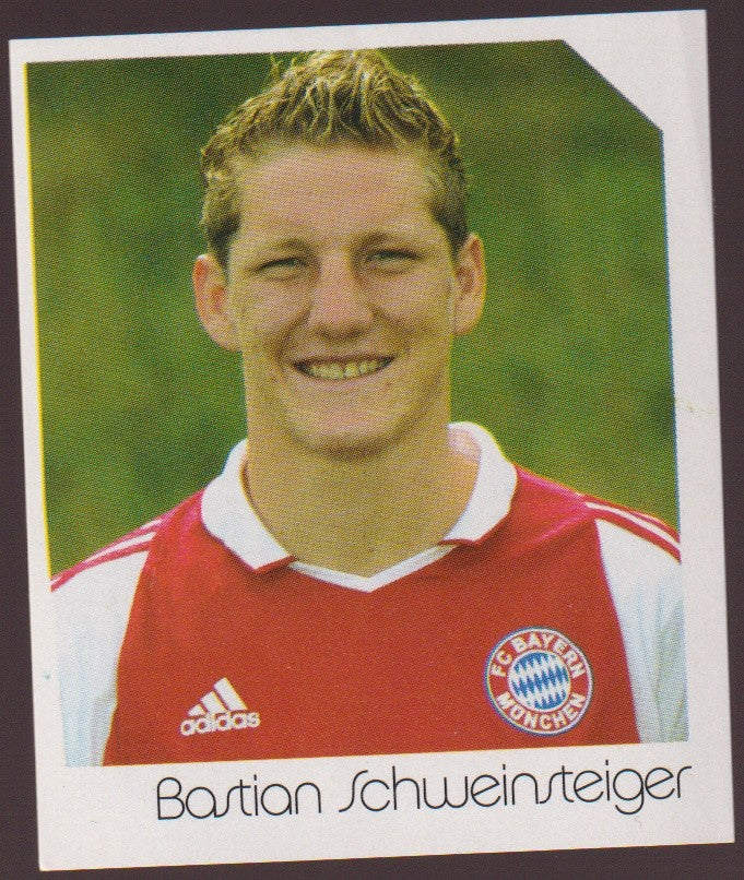 Panini Fußball 2002-03 Bastian Schweinsteiger Rookie FC Bayern München Parallel – Bild 1