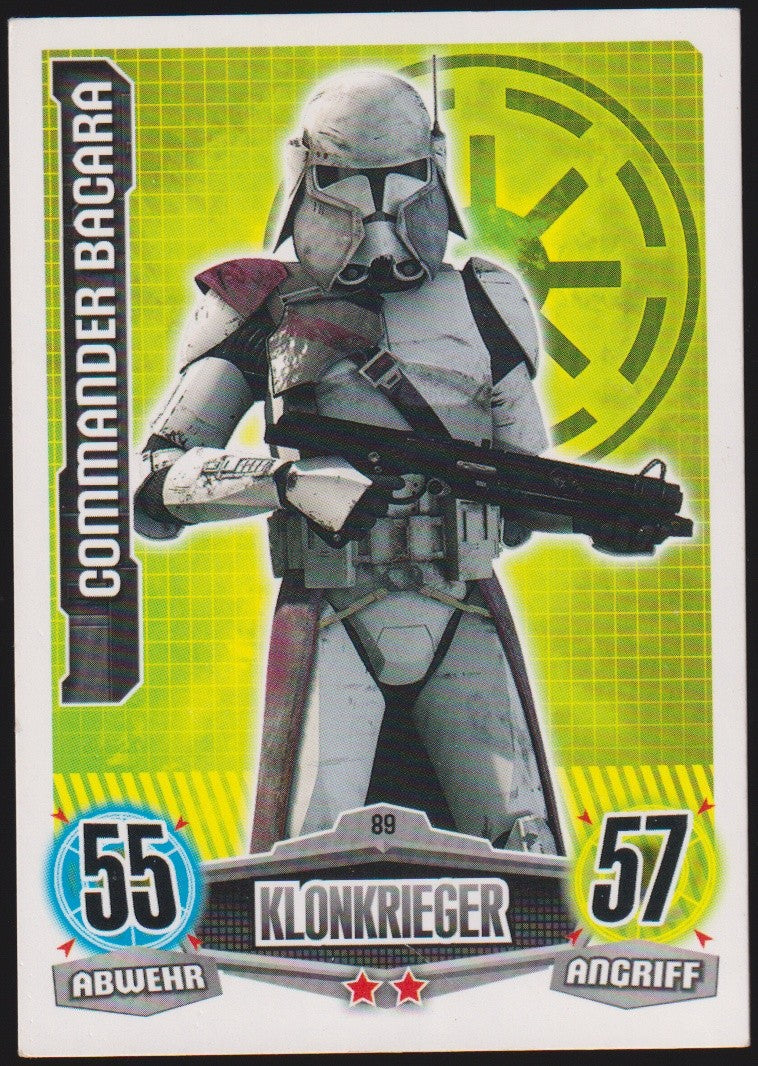 Topps Star Wars 2012 Commander Bacara Republik Die Klonkrieger TCG Rare – Bild 1
