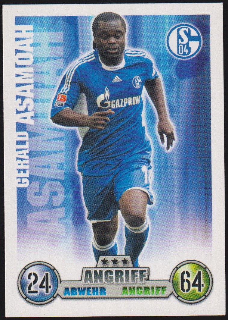 Topps Match Attax Gerald Asamoah Schalke 04 Parallel Rare Nr. 24 – Bild 1
