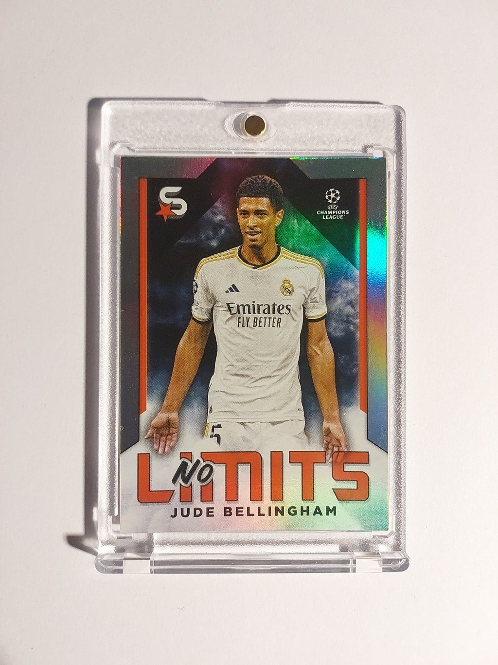 Topps UCC Stars 2023-24 Jude Bellingham Real Madrid Parallel Refractor Insert – Bild 1