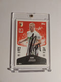 Topps 2024-25 Fredrik Jensen Fc Augsburg On Card Auto Parallel Ultra Rare – Bild 1