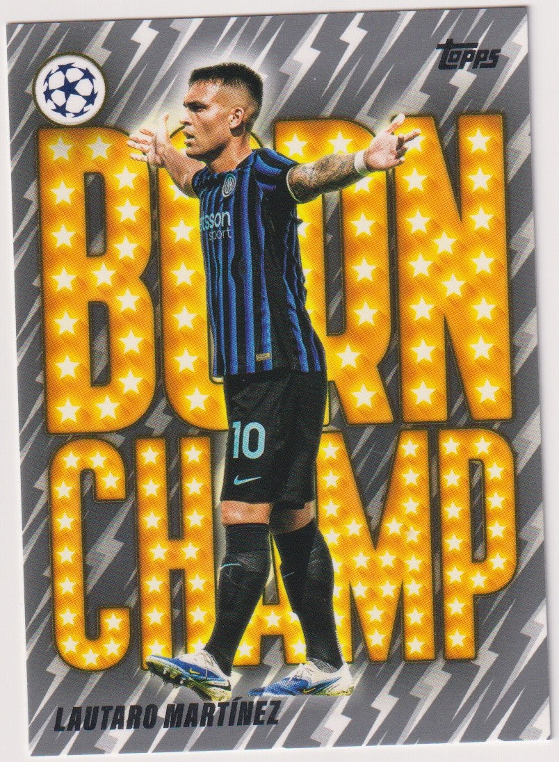 Topps Born Champ 2026-27 Lautaro Martínez FC Internazionale Milano Parallel Rare – Bild 1