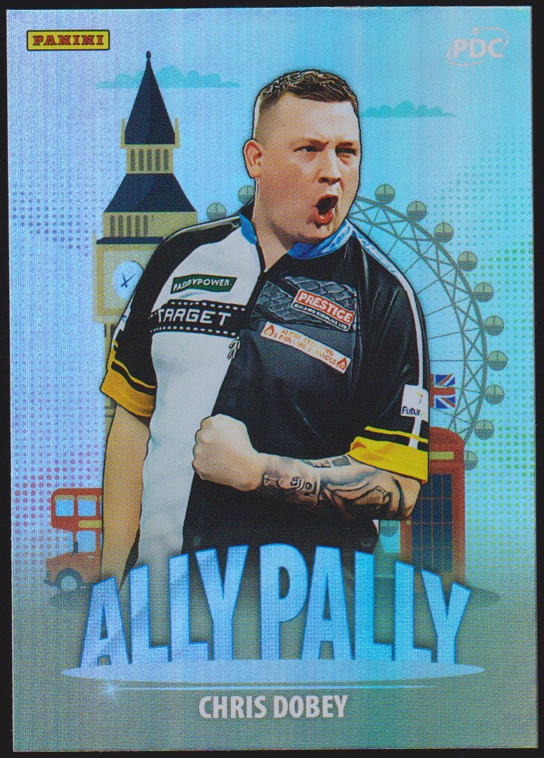 Panini PDC World Championship 2026 Chris Dobey "Ally Pally" Refractor Parallel – Bild 1