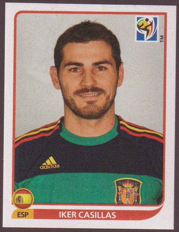 Panini World Cup 2010 Iker Casillas Spanien Legend Vintage Parallel – Bild 1