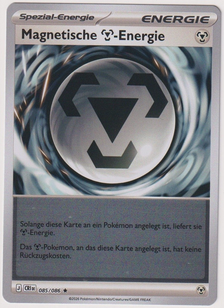 Pokemon TCG Magnetic Energy #085/086 Rare (R) Reverse Holo Deutsch 2026 – Bild 1