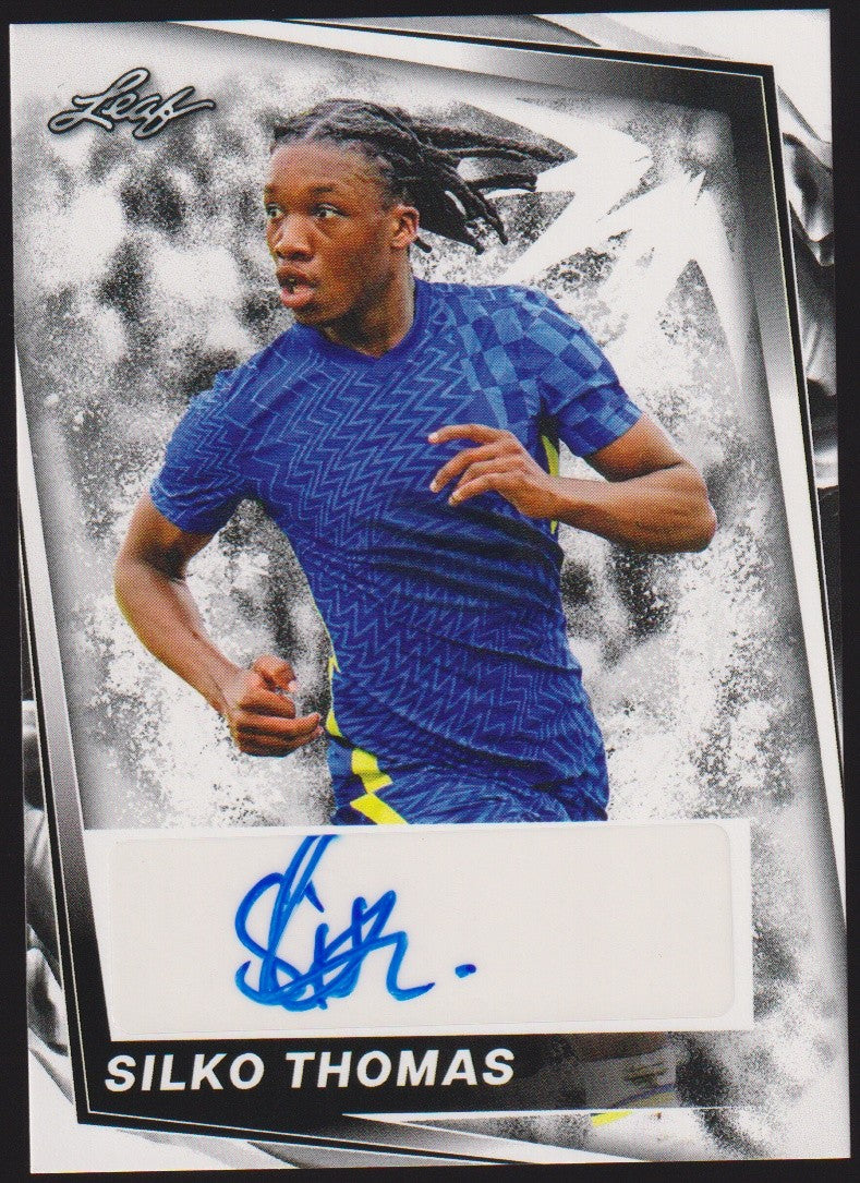 Leaf BA-ST1 2023-24 Silko Thomas Auto Leicester City Parallel Rare – Bild 1