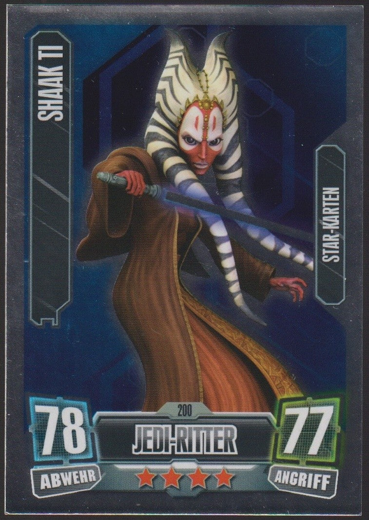 Topps Star Wars 2011 Shaak Ti Republik Jedi TCG Rare #200 – Bild 1