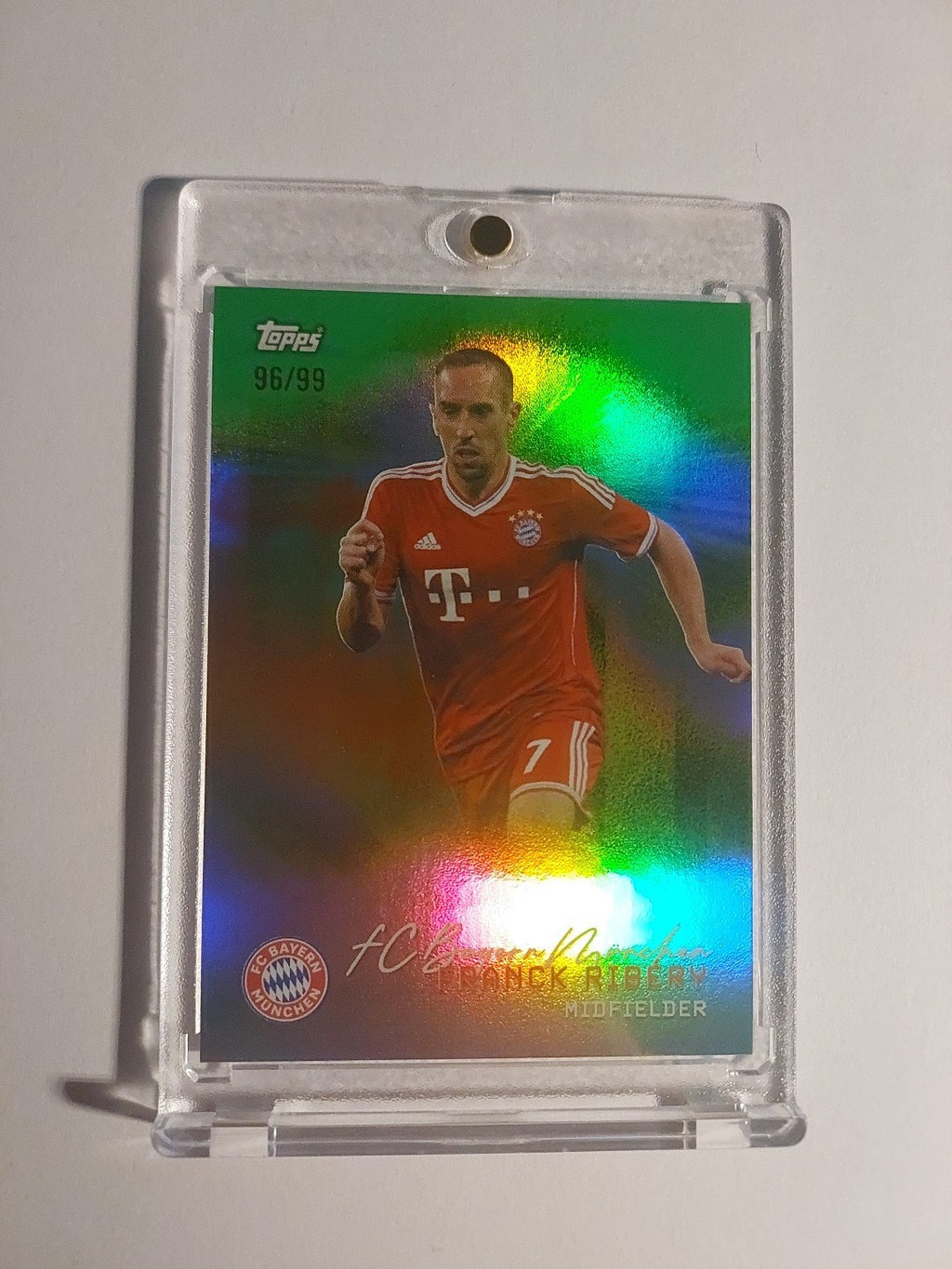 Topps Bayern Team Set 2025-26 Franck Ribery Parallel 96/99 Refractor Ultra Rare – Bild 1