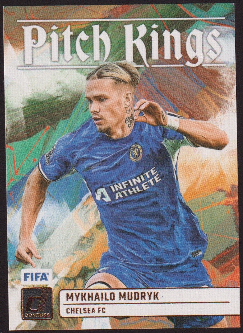 Panini Pitch Kings 2023-24 Mykhailo Mudryk Chelsea FC FIFA Parallel Rare – Bild 1