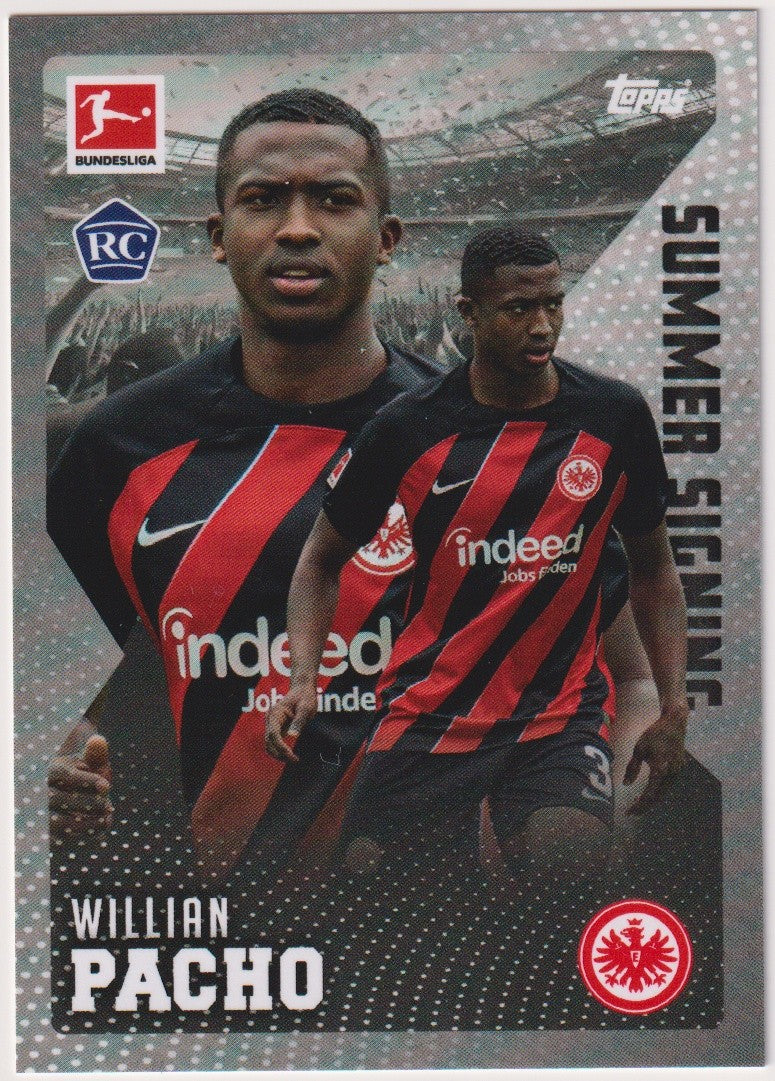 Topps Summer Signing 2022-23 WILLIAN PACHO Rookie Eintracht Frankfurt Parallel – Bild 1