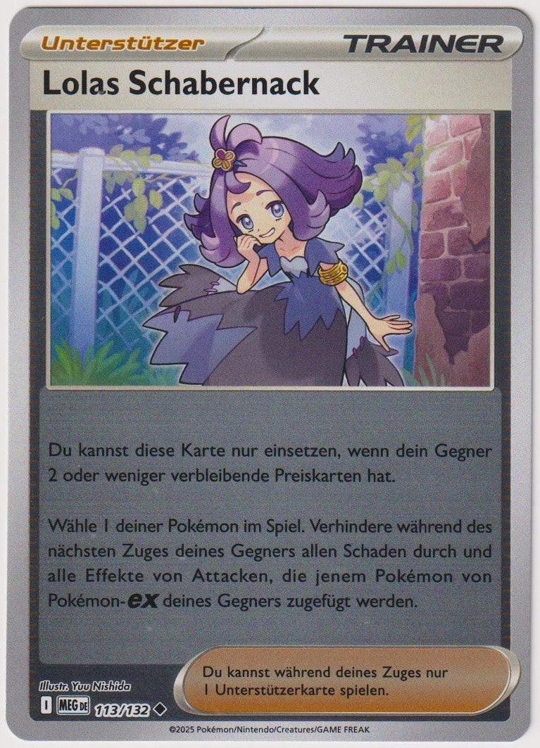 Pokemon TCG Lillies Determination 113/132 Uncommon (C) Reverse Holo Deutsch 2025 – Bild 1