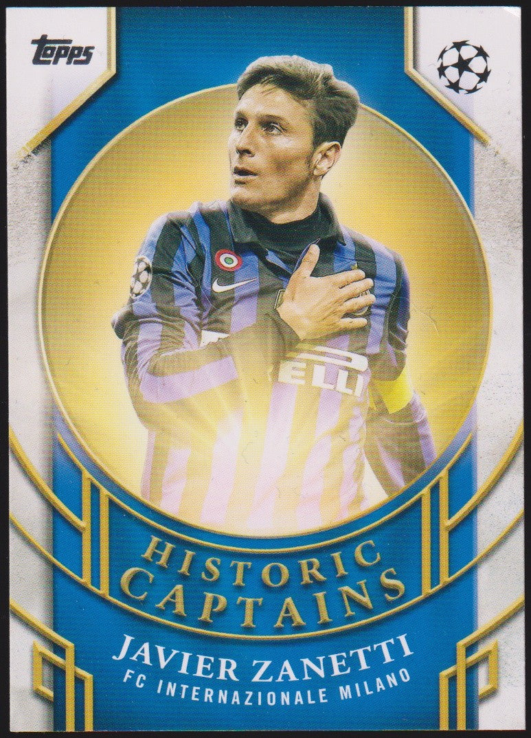 Topps Historic Captains 2024-25 Javier Zanetti FC Internazionale Milano Parallel – Bild 1