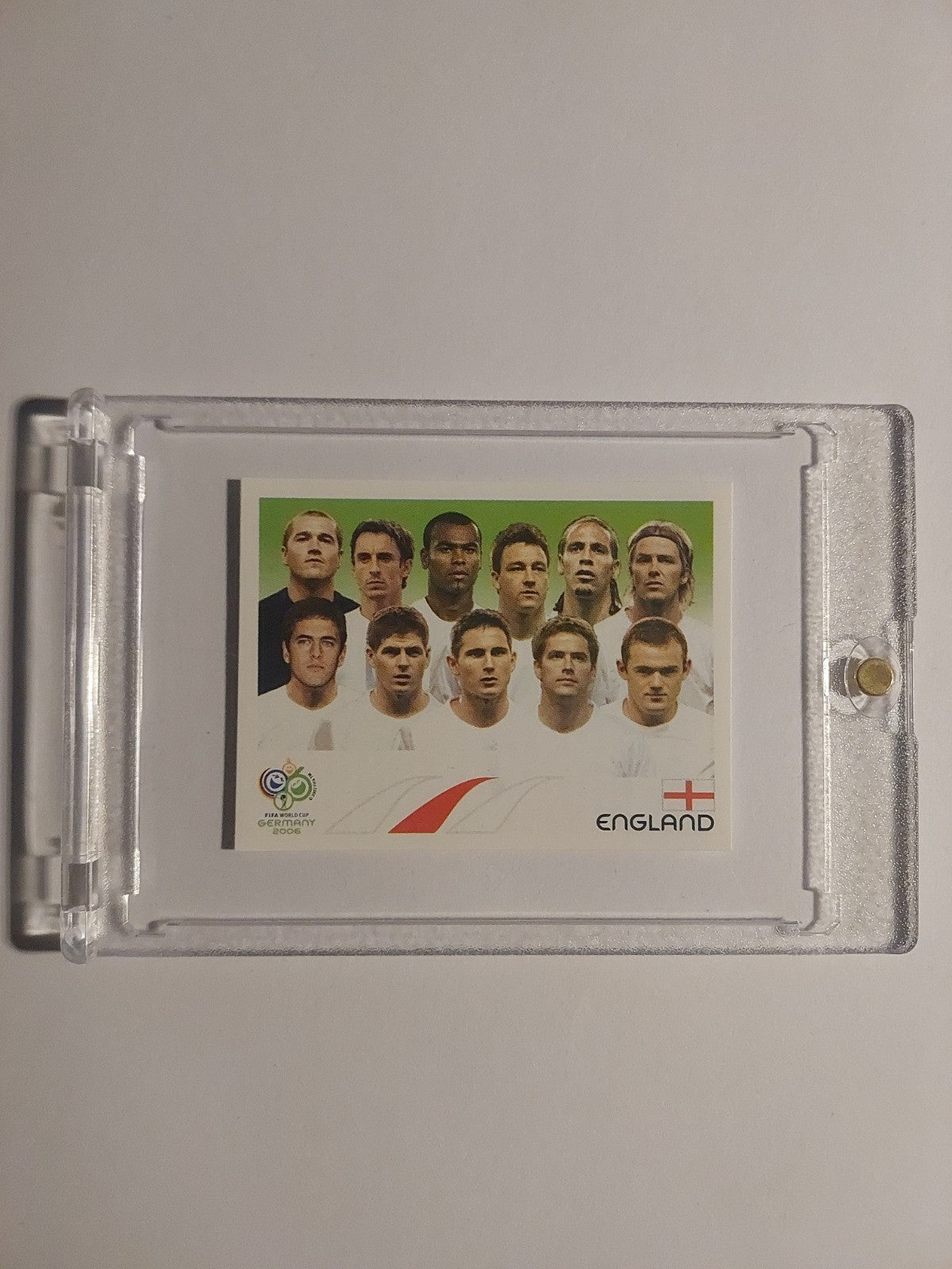 Panini WM 2006 Lampard & Gerrard & Ferdinand & Beckham England Legend Parallel – Bild 1