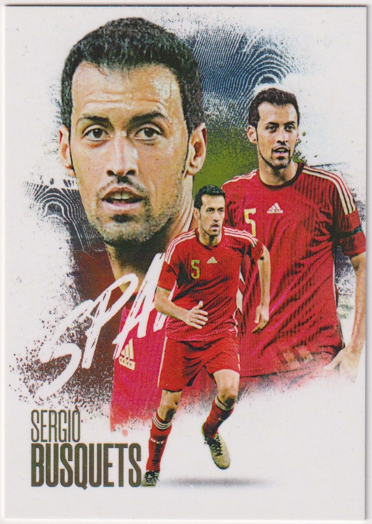 Futura 2025 Sergio Busquets Spanien Legend White Parallel Rare FXB175 – Bild 1